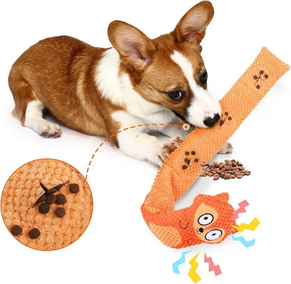 Letsmeet Squeak Dog Puzzle Toys IQ Training, Snuffle Toys Foraging Instinct Puppy Toys