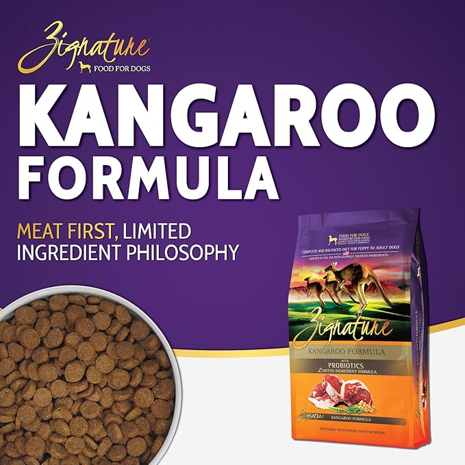 Zignature Dog Food, Kangaroo, 12.5 Pounds