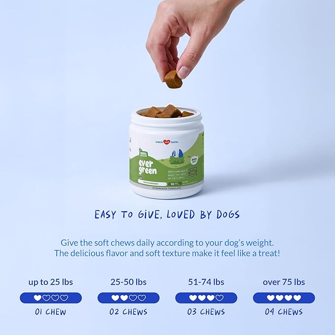 Grass Burn Spot Soft Chews - Pee Grass Spot Saver Caused by Dog Urine - Dog Urine Neutralizer for Lawn, with Canine Enzyme Blend, Probiotics, and Cranberry.