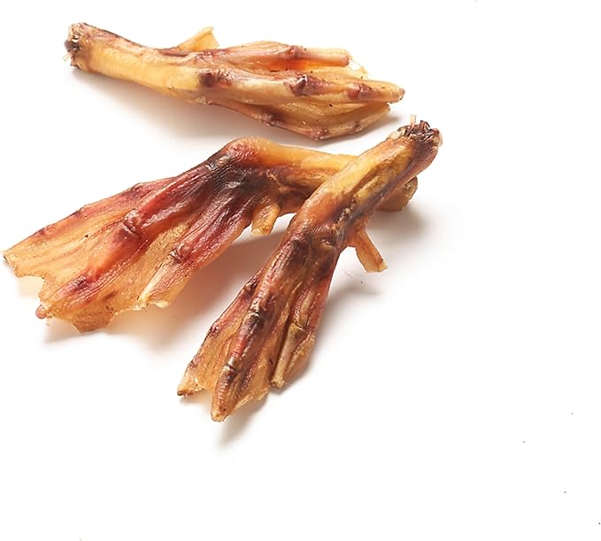 Bravo! Bonus Bites Single Ingredient Dry Roasted Duck Feet Dog Treats, 200 Count, High Protein, Grain Free, Gluten Free