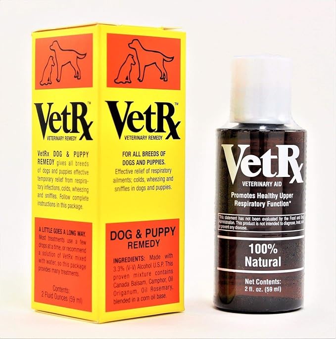 VetRx Dog & Puppies (2oz) Remedy for All Upper Respiratory Ailments