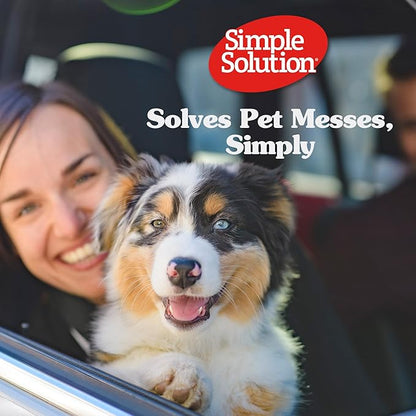 Simple Solution Disposable Female Dog Diapers, Absorbent Leak Proof Protection for Incontinence, Puppy Training, Heat Cycle, Travel, and Housebreaking, Medium Dogs, 15–23 Inch Waist, 12 Count