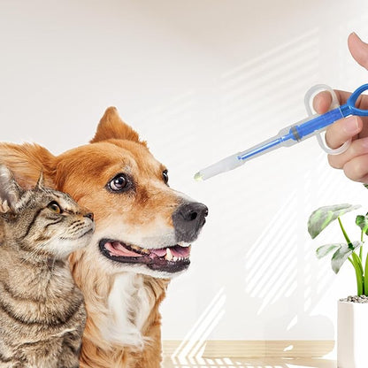 6Pcs Dog Cat Pill Shooter, Feline Pill Pockets Popper Tapeworm Treatment Dewormer Pusher for Cat Dog, Pet Piller Rush Poppers Pet Medicine Feeder for Animals, Gifts for Animals Lover