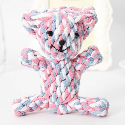 Dog Toys Puppy Teething Chew Toys,Pet Chew Toy Cat Chew Toy,Safe Braided Rope Toys Healthy Handmade Gift
