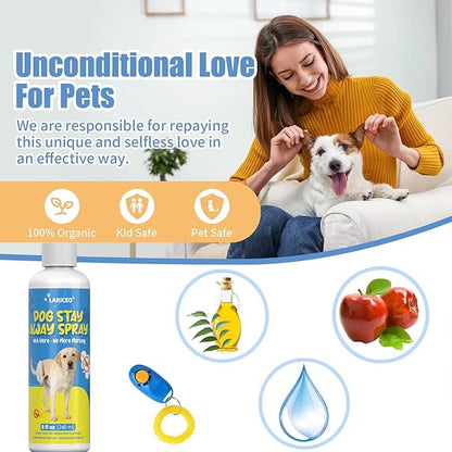 8 Oz not here Spray for Dogs Indoor, Effective Training Spray for Dogs to Stop Unwanted Marking and Messy Urination, Stop Unwanted Dog Marking Behavior