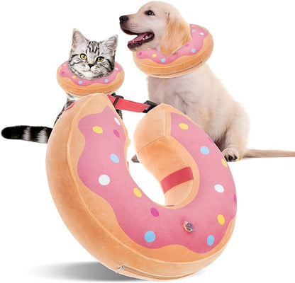 BINGPET Protective Dog Cone Collar,Soft Recovery Pet Cone for Dogs Cats,Washable Protective Recovery Collar for Large Medium Small Dogs,Inflatable Dog Cone