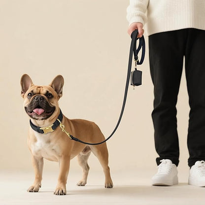 Didog Colorful Soft Padded Nylon Dog Collar & 5FT Dog Leash Set for Medium Dogs