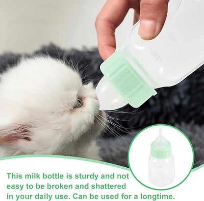 Beaupretty Small Pet Nursing Bottle Kit Milk Feeder for Puppies Kittens Hamsters Lightweight Portable Feeding Set for Newborn Animals