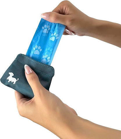 Pocket Sized Dog Treat Pouch - Treat Pouches for Pet Training - Dog Treat Pouch with Magnetic Closure - Dog Walking Treat Bag for Dog Training - Turquoise