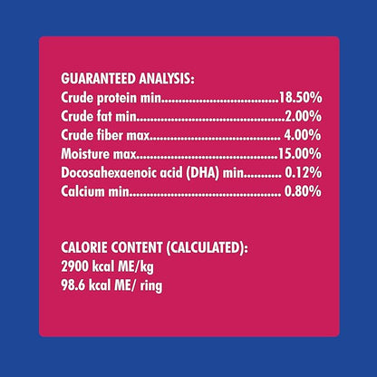 N-Bone Puppy Teething Rings Grain-Free Blueberry & BBQ Flavor Dog Treat, 6 Count Bag, 7.2-oz