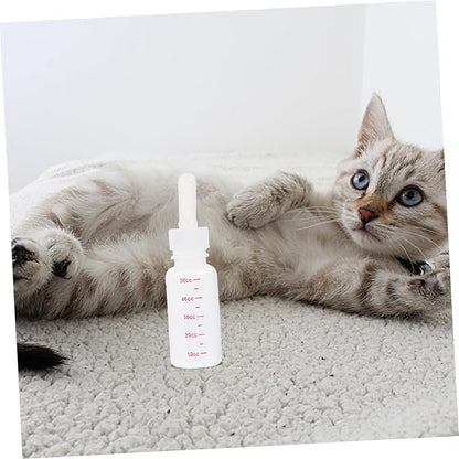 Didiseaon Multi-use Kitten Nursing Bottle Lightweight Portable Plastic Feeder Small Milk Bottle
