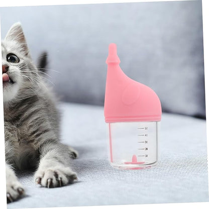 SUPVOX Pet Feeder Bottle Soft Nipple Kitten and Puppy Nursing Bottle Milk Feeder for Newborn Pets Safe Milk Feeding
