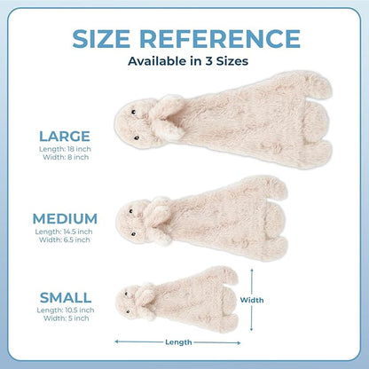 Best Pet Supplies Squeaky Dog Toys with Soft Durable Fabric for Small, Medium and Large Pets Interactive Toy for Indoor Play, Supports Active Biting and Play - Hare, Pig, Medium