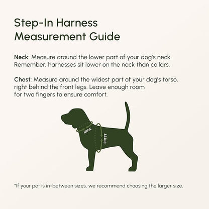 Downtown Pet Supply Step in Dog Harness for Large Dogs - Adjustable, Escape Proof Dog Harness with Reflective Trim - All-Weather, Fast-Drying Padded Mesh Fabric - Tangerine, X-Small