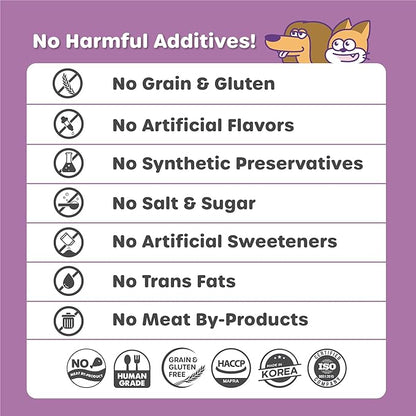 Choolip Squeeze Vita Stick Lickable Cat and Dog Treats, 7-Count Skin and Coat Support, Salmon and Pollack with Biotin and Vitamin E, Vet-Formulated