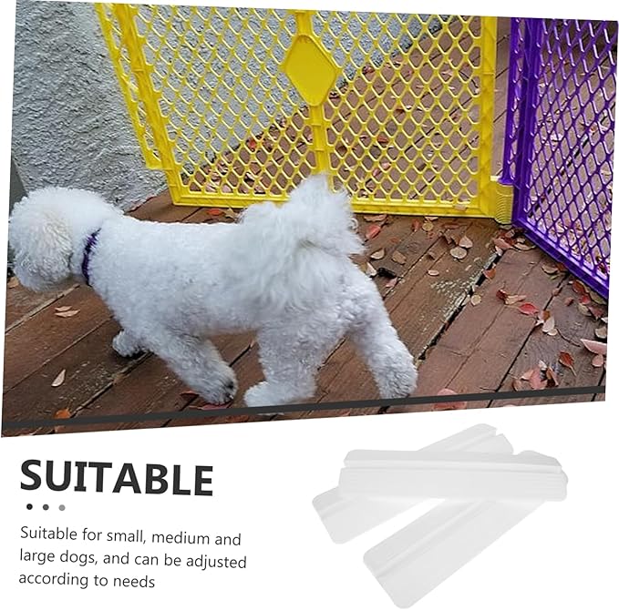 YARNOW 3pcs PET Gate Fence for Small to Large Dogs Freestanding Safety Guardrail Anti-Kick Pedal Indoor Baby Gate Barrier for Stairs and Doorways