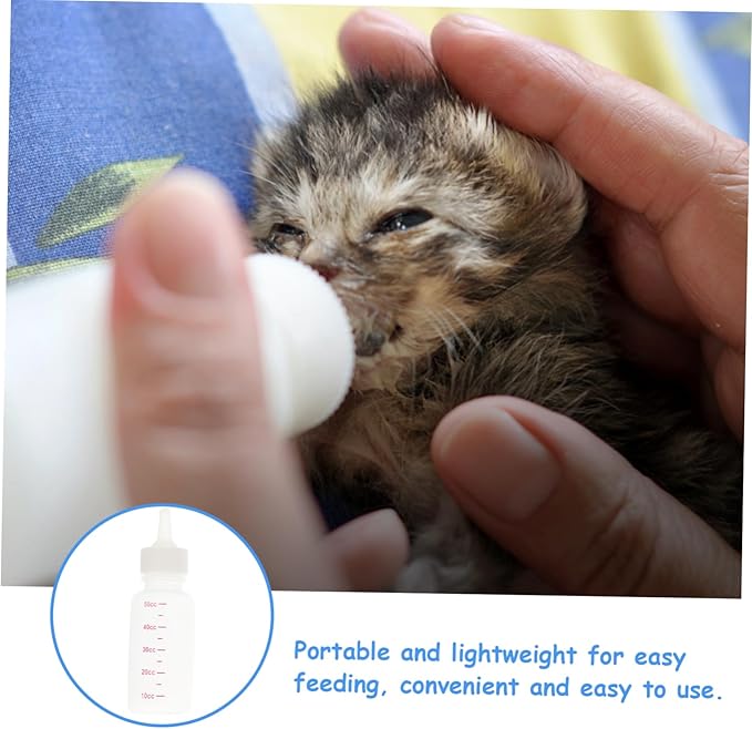 Pet Feeding Supplies Small Pet Nursing Bottle for Kittens Milk for Kitten Feeding Kit Squirt Bottle for Cats