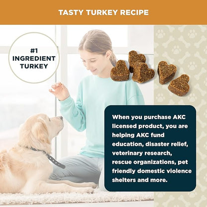 American Kennel Club Lil Champs Soft & Moist Training Treats, Turkey Flavor, All Breed Sizes, 12 Ounces