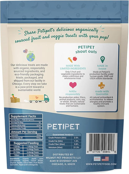 Petipet Dog Allergy Relief Soft & Chewy Chews - Quercetin + Omega 3 - Natural Antihistamine for Itching, Paw Licking, Seasonal and Grass Allergies - for Itchy Skin, Hot Spots, Immune Support