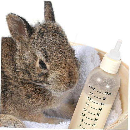 ibasenice 40Pcs Safe Silicone Pet Feeder Nipples Replacement Pacifiers for Kittens Puppies Rabbits and Animals Healthy Feeding Supplies for Pet Milk Bottles