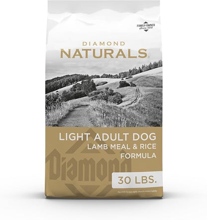 Diamond Naturals Light Dry Dog Food Formula with Quality Lean Protein, Probiotics and Essential Nutrients