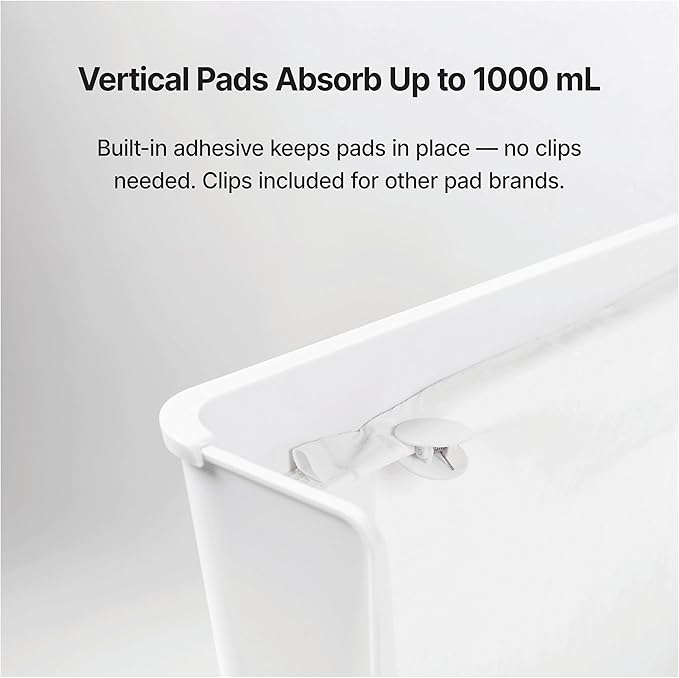 Indoor Dog Potty with High Walls and Low Entry for Small Dogs — Vertical Pad Holder, Splash Guard, and Clean Modern Design by DoggyBathroom (Regular, Navy Blue)