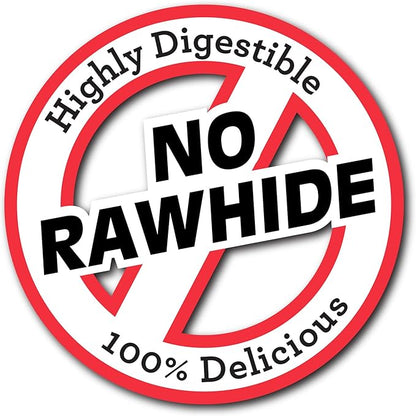 DreamBone RattleBall Small Chews, Rawhide-Free Chews for Dogs, with Real Chicken Treats Inside, 14 Count (Pack of 4)