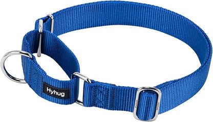 Hyhug Martingale Collar for Dogs Extra Large Blue |Escape - Proof Heavy Duty Nylon Durable No Pull, Ideal for Training & Daily Walks