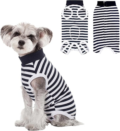Coppthinktu Dog Surgery Recovery Suit for Dogs Cat Dog Onesie, Dog Recovery Suit Female for Small Medium, Pet Surgical Neuter Post-Surgery Suit E-Collar Alternative Anti Licking Abdominal Wounds