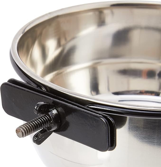 Classic Pet Products Classic Steel Bolt Clamp Coop Cup, 900 ml
