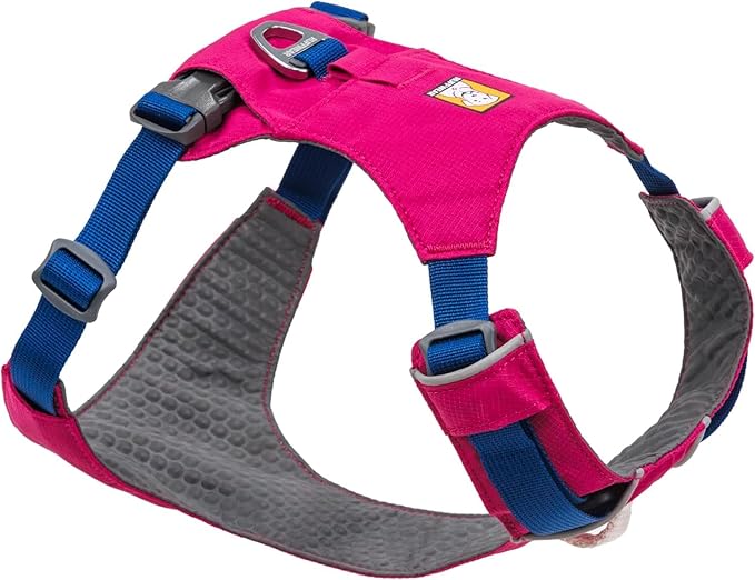 Ruffwear, Hi & Light, Everyday Lightweight Dog Harness, Trail Running, Walking, Hiking, All-Day Wear, Alpenglow Pink, X-Small