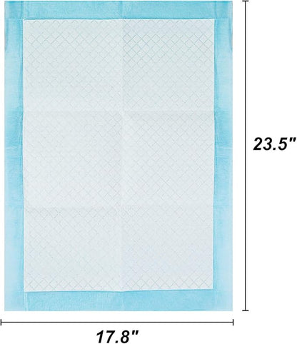 Bolux Dog and Puppy Training Pads， Disposable Dog Pee Pads (50, 17.8"*23.5"(45*60cm))