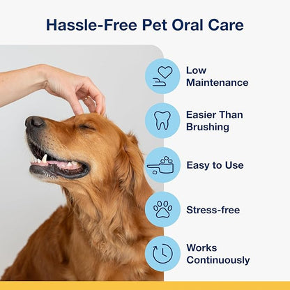 ProDen PlaqueOff Scoopables - Hickory Smoked Bacon Flavor Dental Bites for Small Dogs, Natural Kelp for Plaque & Tartar Control, Freshens Breath - Small & Medium Breed Dental Care- 45 Scoops