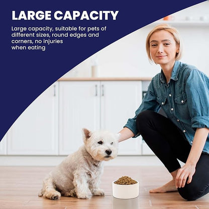 SPOT Ceramic Stoneware- Pet Bowl for Cats, Kittens and Mini Dogs, Classic Heavy Duty Non-Slip Ceramic Bowl for Food and Water -2.75in Diameter