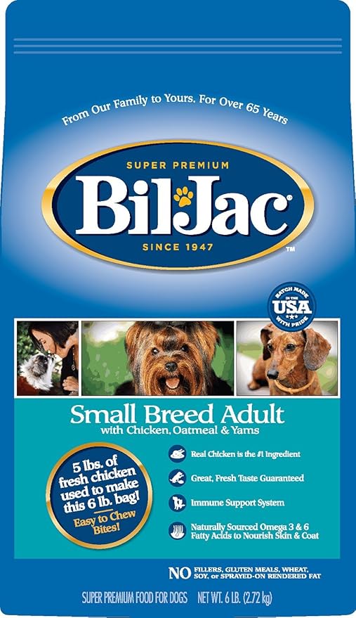 Bil Jac Small Breed Select Dry Dog Food, 6 lb