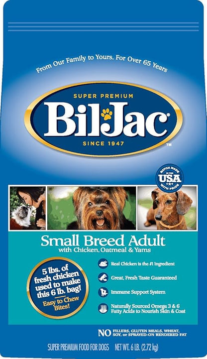 Bil Jac Small Breed Select Dry Dog Food, 6 lb