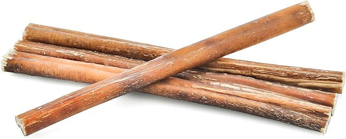 Barkworthies Odor-Free 12 Inch Bully Sticks - 3 Count (Pack of 1) - Protein-Packed, Easily Digestible, All-Natural Rawhide Alternative, Supports Dental Health