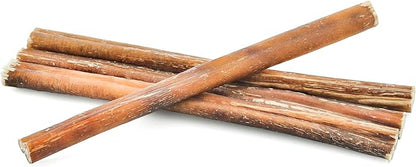 Barkworthies Odor-Free 12 Inch Bully Sticks - 3 Count (Pack of 1) - Protein-Packed, Easily Digestible, All-Natural Rawhide Alternative, Supports Dental Health