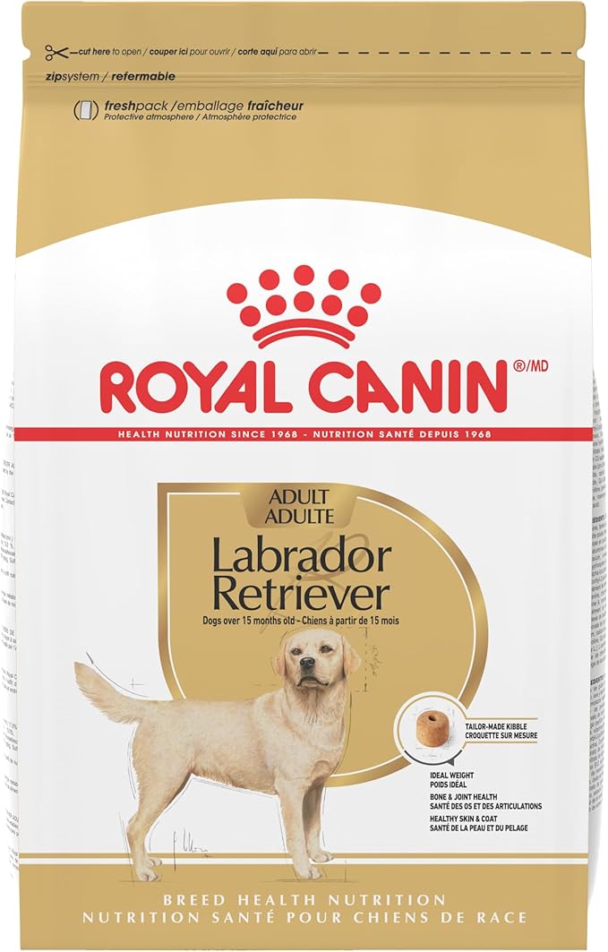 Royal Canin Labrador Retriever Adult Dry Dog Food, 30 lb bag