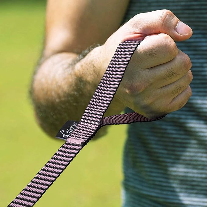 Hi Kiss Dog/Puppy Obedience Recall Training Agility Lead - 15ft 20ft 30ft 50ft 100ft Training Leash - Great for Training, Play, Camping, or Backyard(30ft,BL+PK)