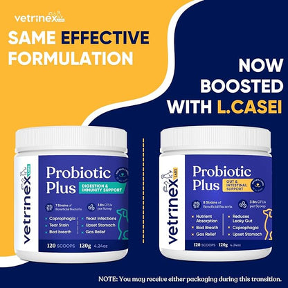 Coprophagia Poop Eating Deterrent & Prevention, Stop & Prevent Stool Eating Treatment - Probiotics for Dogs, Cats and Puppies - Forbids Dog from Eating Poop - Probiotic Powder (120 GMS)