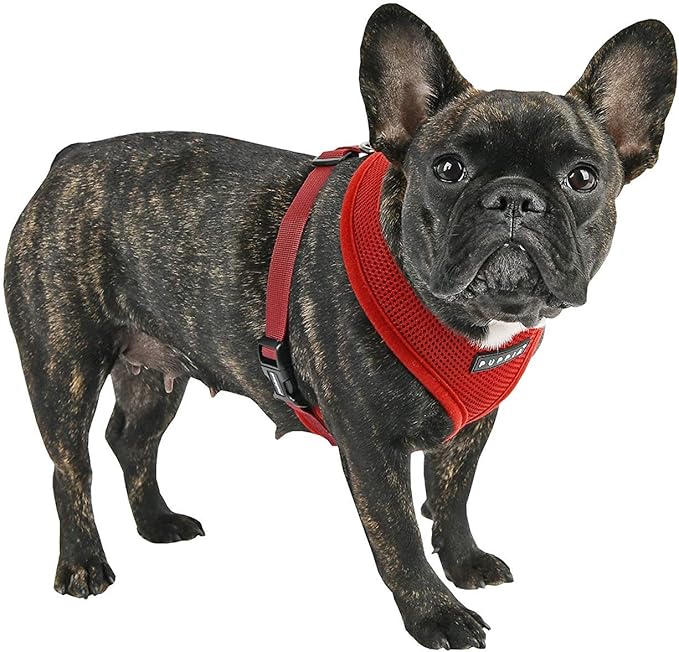 Puppia Soft Dog Harness, Wine, X-Small (PDCF-AC30-WN-XS)