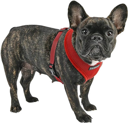 Puppia Soft Dog Harness, Wine, X-Small (PDCF-AC30-WN-XS)