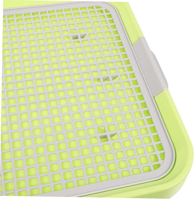 LIOOBO Pet Toilet Training Potty Small Portable Dog Potty Tray Easy to Clean Non-Slip for Indoor Use