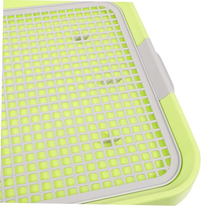 LIOOBO Pet Toilet Training Potty Small Portable Dog Potty Tray Easy to Clean Non-Slip for Indoor Use