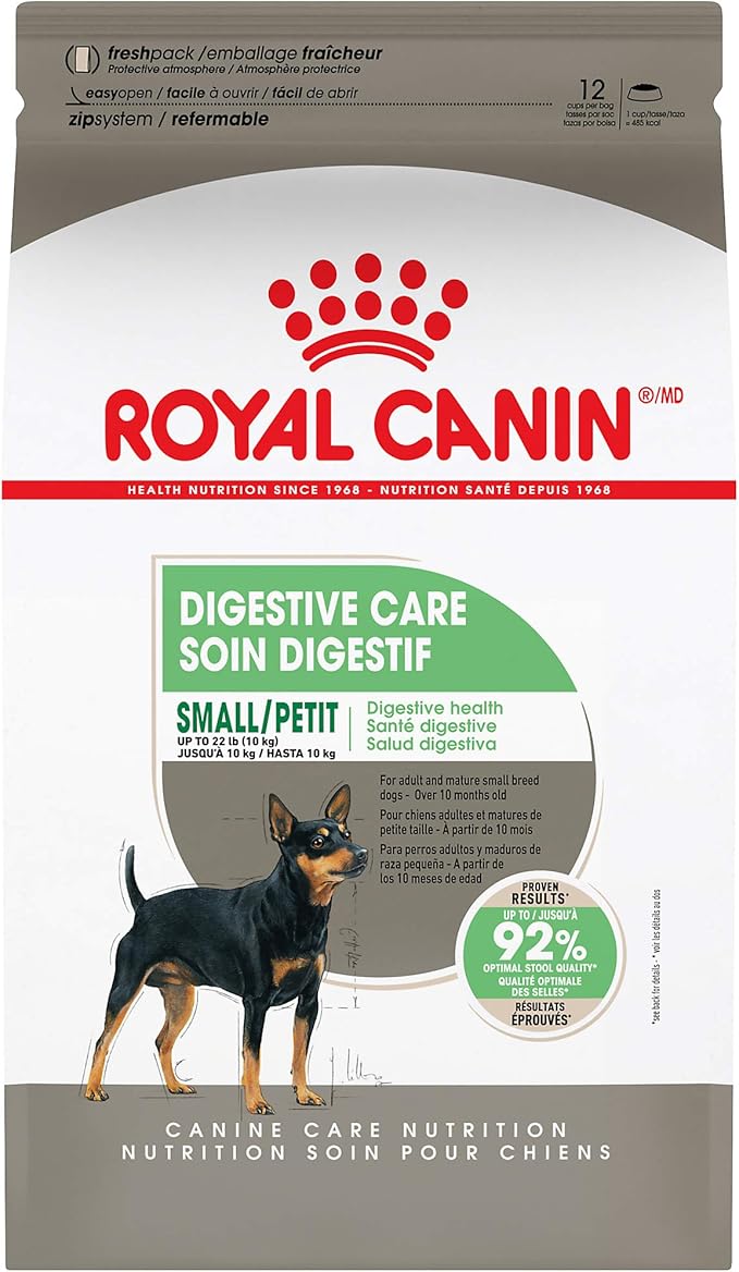Royal Canin Canine Care Nutrition Small Digestive Care Adult Dry Dog Food, 17 lb Bag