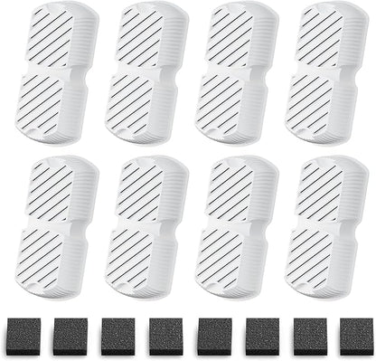 GROOKPET Dog Water Fountain Filters: 16 Dog Fountain Filters - Pet Water Fountain Filters Replacement - Including 8 Filters + 8 Sponges - Suitable for GROOKPET Dog Water Fountain for Large Dogs