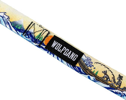 Wolfgang Heavy Duty Dog Leash, Pull-Tested for Walking & Training, MountainWave Print, Large