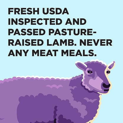 BIXBI Liberty Grain-Free Dry Dog Food, Lamb Recipe – Fresh Meat, High Protein, No Meat Meals – USA Made, 4 lbs