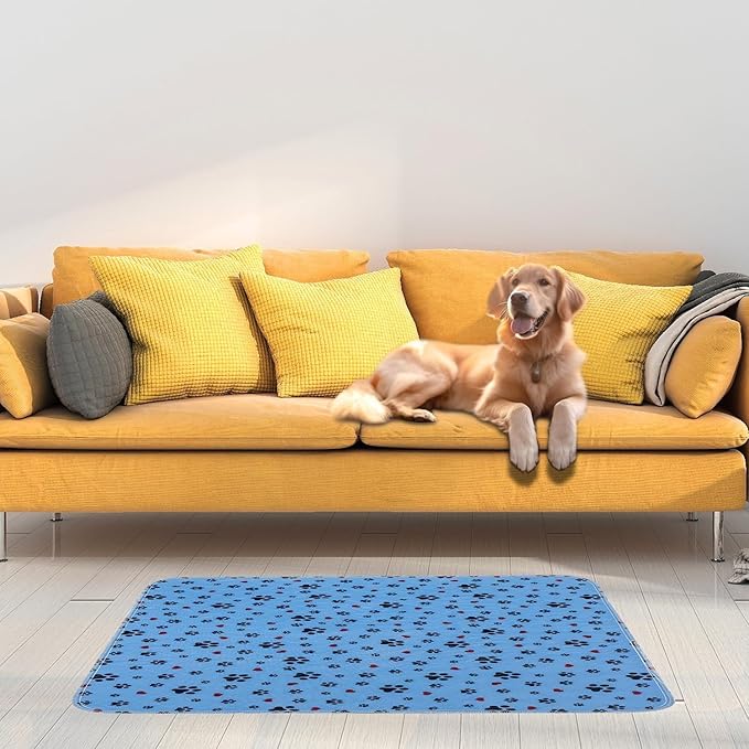 Washable Pee Pads for Dogs,2 Pack Extra Large 36"x72" Super Absorbent Reusable Puppy Pads,Non-Slip 100% Waterproof Dog Pee Pad,Pet Training Pads for Couch, Crate,Potty Training,Floor